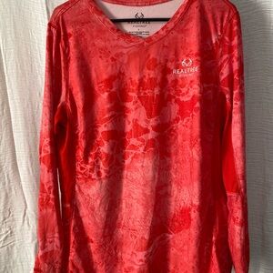 Realtree Red Fishing Shirt